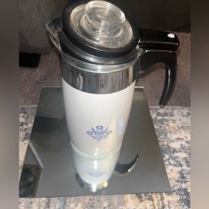Corningware Blue Cornflower design Coffee Percolator 9 cup